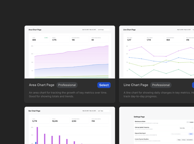Ready-to-Use Page Templates