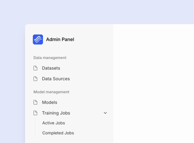 Sidebar Sections & Groups
