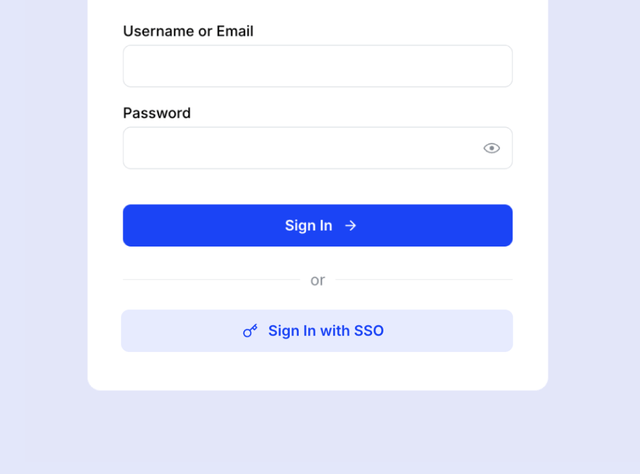 External IdP / SSO Integration
