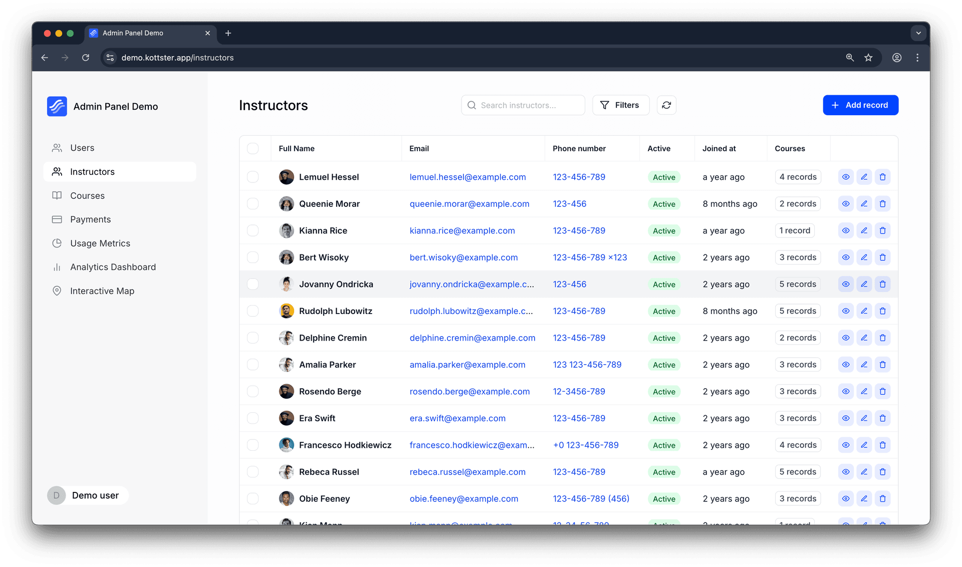 Comparing Kottster and ForestAdmin admin panels
